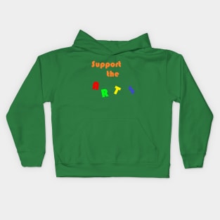 Support the Arts (Many Thanks) Kids Hoodie